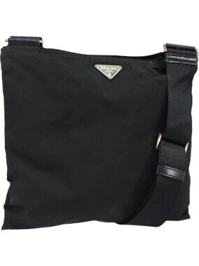 PRADA Shoulder Bag Nylon Black